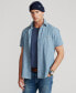 ფოტო #1 პროდუქტის Men's Slim-Fit Chambray Shirt