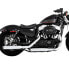 RINEHART 3´´ Straight Harley Davidson XL 1200 C Sportster Custom Ref:500-0400 not homologated slip on muffler Black / Chrome, Not Homologated - фото #2