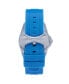Men Interceptor Rubber Watch - Light Blue, 43mm