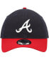 Фото #4 товара Men's Navy, Red Atlanta Braves Replica Core Classic 9TWENTY Adjustable Hat
