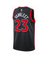 Фото #2 товара Men's Fred Vanvleet Black Toronto Raptors 2022/23 Statement Edition Swingman Jersey