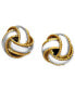 Giani Bernini 18K Gold over Sterling Silver Earrings, Love Knot Stud Earrings