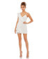 Фото #2 товара Women's Ieena Asymmetrical Ruffle Mini Cocktail Dress