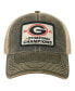 ფოტო #3 პროდუქტის Men's Black Georgia Bulldogs College Football Playoff 2022 National Champions Lockup Patch Trucker Adjustable Hat