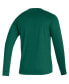 Фото #2 товара Men's Green Minnesota Wild Dassler AEROREADY Creator Long Sleeve T-shirt