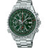 Фото #1 товара Мужские часы Casio EF-527D-3AVUEF Зеленый Серебристый (Ø 45 mm)