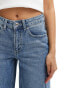 Vero Moda extreme wide leg jeans in medium blue wash