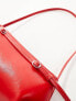 Фото #5 товара ASOS DESIGN shoulder bag with buckle detail in red