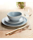 Фото #4 товара Набор посуды Oake синего цвета 12 предметов, создан для Macy's