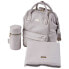 Фото #1 товара BABABING Mani Grey Blush Leatherette Organizer Bag