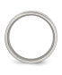 Фото #3 товара Titanium Brushed 6 mm Flat Wedding Band Ring