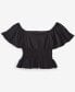 ფოტო #1 პროდუქტის Big Girls Flutter Sleeve Top