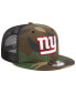 ფოტო #4 პროდუქტის Men's Camo New York Giants Main Trucker 9FIFTY Snapback Hat