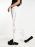 Фото #4 товара Only parachute trousers in white