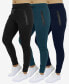 ფოტო #1 პროდუქტის Women's Heavyweight Relaxed Fit Fleece Jogger Sweatpants, Pack of 3