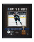 Фото #1 товара Matty Beniers Seattle Kraken 2023 Calder Trophy Winner Framed 15" x 17" Photograph with Piece of Game-Used Puck - Limited Edition of 510