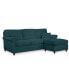 Фото #12 товара Lidia 82" Fabric 2-Pc. Reversible Chaise Sectional Sofa with Storage Ottoman - Custom Colors, Created for Macy's