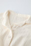 Фото #3 товара Рубашка из рельефной ткани с узлом ZARA