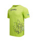 ფოტო #3 პროდუქტის Men's Green Rick and Morty 90s Rave Rickvival T-shirt