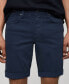 ფოტო #2 პროდუქტის Men's Denim Bermuda Shorts