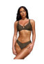 Фото #1 товара Women's X STASSIE Oasis V-Wire Bralette & V-Cut Cheeky Bikini Set