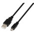 AISENS USB A Male To Micro USB B 2.0 Male 3 m USB Cable