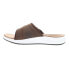 Фото #3 товара Propet Emerson Slide Mens Brown Casual Sandals MSV021PBR