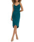 ფოტო #2 პროდუქტის Women's Sleeveless Cowlneck Bodycon Ruched Dress