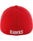 Фото #2 товара Men's Red Atlanta Hawks Classic Franchise Fitted Hat