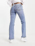 Cotton On – Bootcut-Jeans mit niedrigem Bund in Regenblau