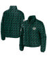 Women's Green Green Bay Packers Puffer Full-Zip Jacket