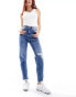 Фото #1 товара Tommy Jeans ultra high slim mom jeans in mid wash