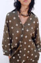 Фото #2 товара Рубашка с вышивкой и рукавами с отворотами ZARA