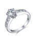 Фото #1 товара Кольцо Bling Jewelry 2CT CZ Solitaire Brilliance.