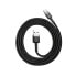 Фото #9 товара Wytrzymały elastyczny kabel przewód USB USB-C QC3.0 3A 1M czarno-szary