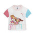 Puma Color Block Duo Graphic Crew Neck Short Sleeve T-Shirt X Pp Toddler Girls S