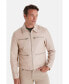 ფოტო #5 პროდუქტის Men's Leather Jacket, Nappa Beige