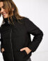 ONLY padded high neck jacket in black