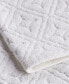 Фото #4 товара Micro Cotton Sculpted Tonal Tile Bath Towel, 30" x 56", Created for Macy's