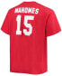 Фото #2 товара Men's Big and Tall Patrick Mahomes Red Kansas City Chiefs Player Name Number T-shirt