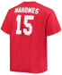 Men's Big and Tall Patrick Mahomes Red Kansas City Chiefs Player Name Number T-shirt