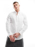 Фото #1 товара Jack & Jones oversized oxford shirt in white