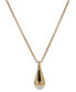 Two-Tone Bead 40" Adjustable Pendant Necklace