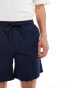 Фото #5 товара Jack & Jones linen shorts with drawstring in navy