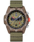 ფოტო #1 პროდუქტის Men's Swiss Chronograph Bear Grylls Survival Eco Master Series Olive Strap Watch 45mm