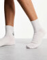 ASOS DESIGN socks with I love gossip in off white - WHITE