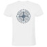 KRUSKIS Compass Rose short sleeve T-shirt Белый, S - фото #1