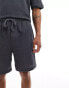 Pull&Bear knitted short co-ord in dark grey DUNKELGRAU, M - фото #5