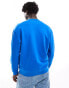 Levi's central baby tab logo relaxed fit sweatshirt in blue Синий, L - 104 CM - 109 CM - фото #2