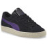 Фото #4 товара Puma Suede Classic Cat Woman Lace Up Womens Black, Purple Sneakers Casual Shoes